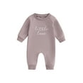 thumbnail image 1 of xiaxaixu Combinaison Bébé Manches Longues Col Rond Lettres Imprimer Automne Vêtements pour les Garçons Filles, 1 of 9