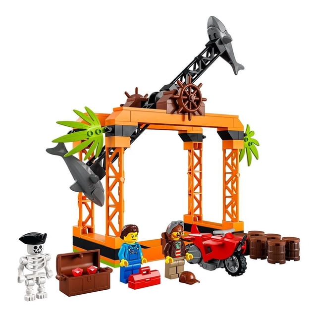 Set LEGO City Desafío Acrobático: Ataque del Tiburón