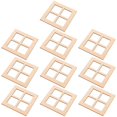 thumbnail image 4 of Wooden Doll House Window Mini Window Model for Decoration 10Pcs, 4 of 5