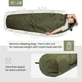 thumbnail image 6 of Bushcrafters Sleeping Bags Mummy Sleeping Bag for Camping Hiking Backpacking Survival Gear, 6 of 8