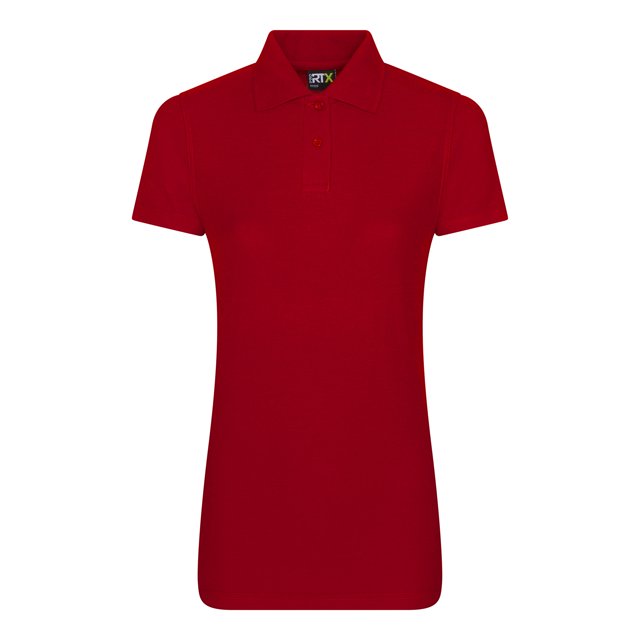 PRO RTX - Polo modelo Pro Piqu para mujer (Rojo)