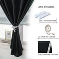thumbnail image 3 of Adhesive Blackout Curtains- Self Stick Shades Window Blinds Curtains No Rod Needed Easy to Hang Curtains, Use for Bedroom, Living Room, Dining Room, Kitchen, Home Office, 3 of 8