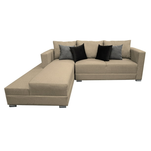 Sala esquinera EL BAZAR STORE Aston 260x200 cm Beige Moderna en esquina