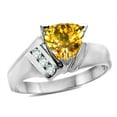 thumbnail image 2 of Star K � Genuine Citrine Trillion Triangle Contemporary Modern Designer Ring, 2 of 9