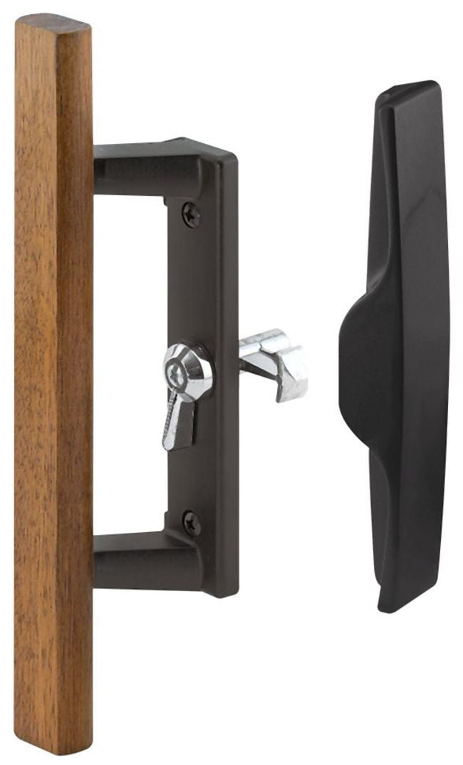 C 1259 Sliding Glass Door Handle Set, Sliding Glass Door Handle With Lock 4 15 16