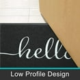 thumbnail image 5 of Paillasson Extérieur "Hello", Paillasson Intérieur, Tapis d'Entrée, Tapis d'Entrée Intérieur, Antidérapant et Anti-Poussière (Noir), 5 of 5