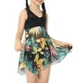 thumbnail image 5 of Coduop Women Off Shoulder One-Piece Swimsuits Floral Tummy Control Bathing Suits Beach Swimwear, 5 of 9