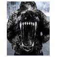 thumbnail image 3 of Sudadera con capucha para hombre con estampado 3D de colmillos de animales, sudadera con capucha de manga larga con animales, moda vintage de otoño, ropa de calle de gran tamaño para hombre, 3 of 4