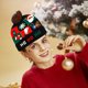 thumbnail image 4 of Gorro Navideño de Punto con Luces Led y Pompón de Papá Noel | Gorro de Lana Cálido para Invierno con Protección para Los Oídos | Gorro Multicolor con Luces Navideñas para Regalar En Fiestas Navideñas, 4 of 6