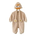 thumbnail image 1 of Combinaison pour Filles Combinaison à Capuche Confortable avec Imprimé Poitrine pour Garçons et Filles Parfaite pour un Port Décontracté, 1 of 7
