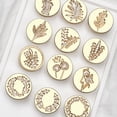 thumbnail image 6 of ZPAQI 10 Pcs Leaf Sealing Wax Stamp for Envelopes Cards Plant Series Wax Seal Stamp, 6 of 21
