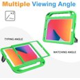 thumbnail image 5 of SUPNICE Case with Built-in Screen Protector for iPad 10.2 Inch 2021/2020/2019 (9th/8th/7th Gen), Lightweight Shockproof Handle Stand Kids Case for Apple iPad 10.2, iPad Air 3 10.5 2019, Green, 5 of 8