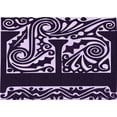 thumbnail image 1 of Ahgly Company Machine Washable Indoor Rectangle Transitional Deep Purple Area Rugs, 2' x 3', 1 of 7