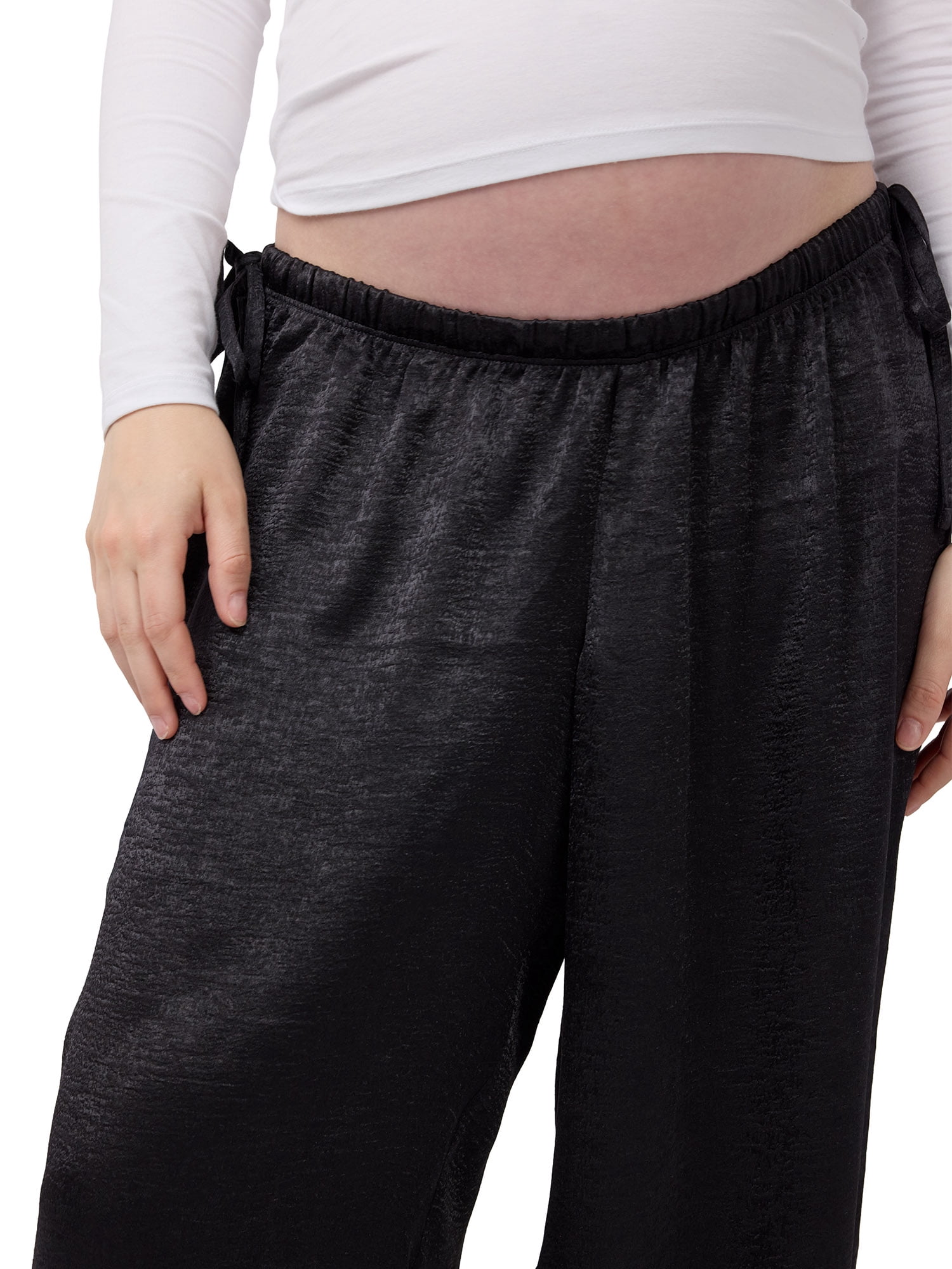 Ingrid & Isabel For Every Belly Women’s Maternity Under the Belly Drape Pants, Sizes S-XXL