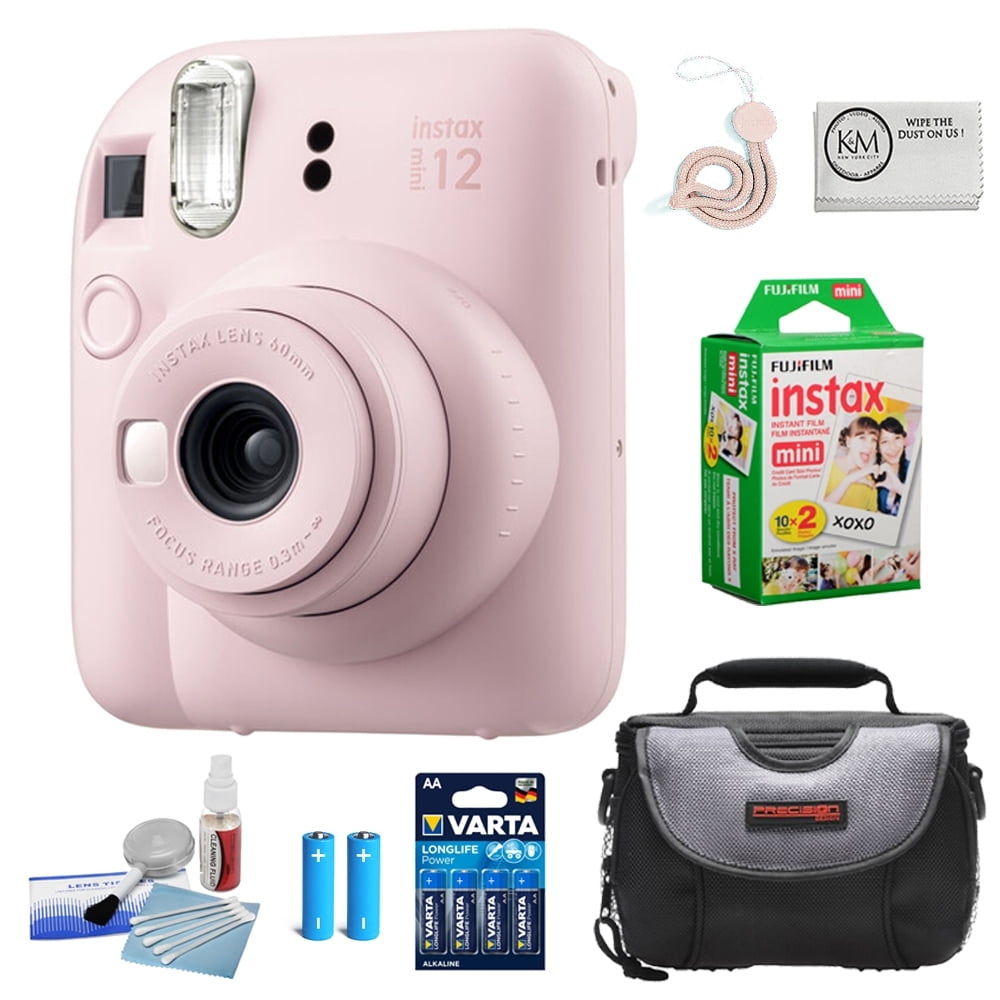 Fujifilm Instax Mini 12 Instant Camera Accessory Kit Clay White