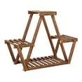 thumbnail image 1 of Soporte de Madera para Plantas, Soporte para Macetas, Estante Rústico para Exhibición de Plantas, Ideal para Sala de Estar Interior Y Exteri, 1 of 9