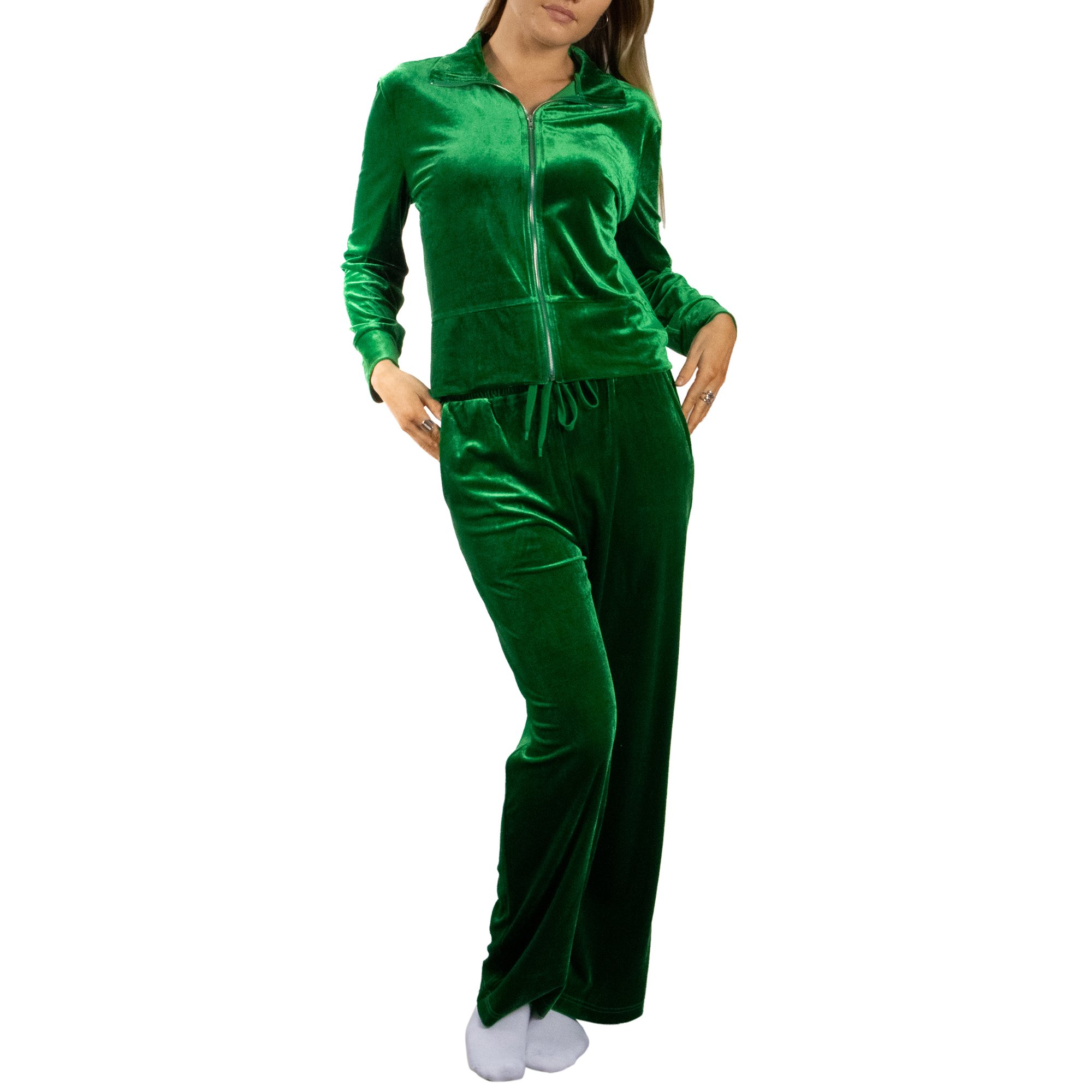 Jess by Meiko Women's Outfit Sets Long Sleeves Zip Jacket with