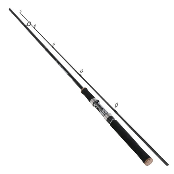Amdohai 1.8M / 2.1M Portable Lightweight Fiberglass Fishing Rod 2 Sections  Spinning Lure Rod Pole Fishing Tackle 