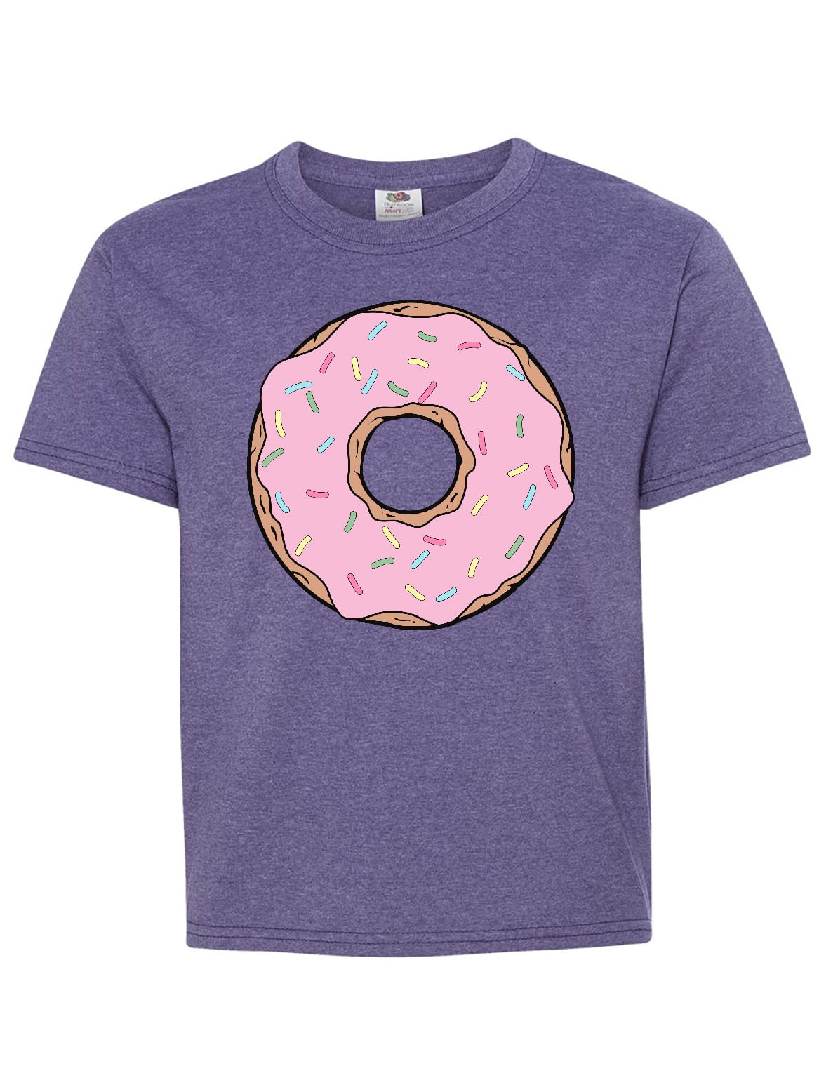 Pink Donut, Donut With Colorful Sprinkles, Frosting Youth TShirt