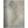 thumbnail image 3 of Nourison Soma Modern Abstract Teal/Gry 7'10" x 9'10" Area Rugs, (8' x 10'), 3 of 9