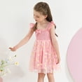 thumbnail image 4 of GYRATEDREAM Girls Dresses Daisy Floral Summer Sleeveless Beach Tutu Dress Layered Tulle Dresses for Toddler Girls 1-5 Years, 4 of 15