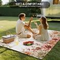 thumbnail image 3 of Eucalyptus Leaves Outdoor Rug for Patio/Deck/Porch, Non-Slip Large Area Rug 3 x 5 Ft, Farmhouse Idyllic Flowers Floral Leaaf Indoor Outdoor Rugs Washable Area Rugs, Camping Rug Carpet Runner, 3 of 7