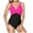 Hot Pink, variant on Dezsed Women's One Piece Swimsuits Tummy Control Ruched Push Up Bathing Suit Slim Sports Surfing Swimwear Green XL
