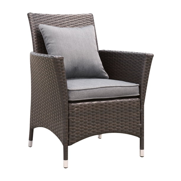 Furniture Of America Karrie Contemporary Patio Dining Chairs Gray Set Of 2 Walmart Com Walmart Com