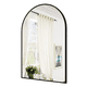 thumbnail image 1 of Espejo Arco para tocador de baño con Marco De Aluminio Negro 40x60cm Herrashop, 1 of 4