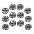 thumbnail image 3 of 12Pcs Clutch Tie Tacks Pin Back Replacement Blank Pins for Craft Black, 3 of 8