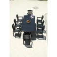 thumbnail image 5 of Compamia Sunshine Resin Patio Dining Arm Chair in Teak Brown, 5 of 8
