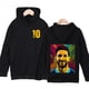 thumbnail image 3 of Sudadera con capucha para niños con estampado de Messi de otoño, sudadera de terciopelo, ropa deportiva informal, parte superior negra adecuada para niños y niñas, 3 of 5