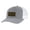 South Carolina Heather Grey, variant on Flag Football Leather Patch Adjustable Snapback Trucker Hat, Black/White Mesh- Florida