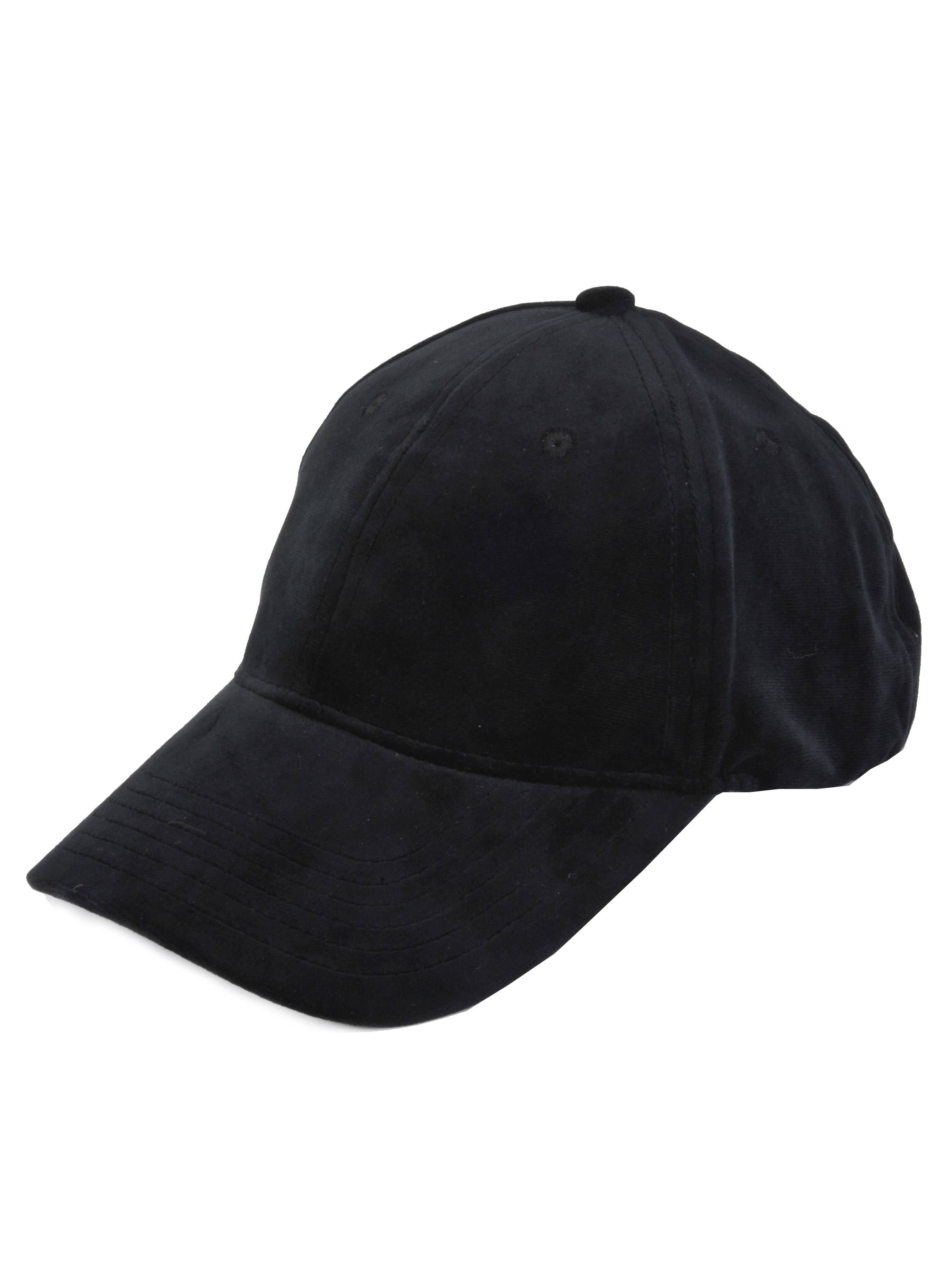 Top Headwear Suede Baseball Cap - Black 