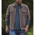 thumbnail image 4 of Guide Gear Long Sleeve Cotton Chamois Shirt, Irregular Navy LARGE, 4 of 6
