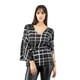 thumbnail image 1 of Blusa cuadros manga larga AMAD Casual para mujer Talla S, 1 of 5