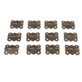 thumbnail image 2 of 12 x Pequeñas Bisagras de Mariposa de Bronce de Caja de Caja de Cigarros Bisagras de con Tornillos 33x41 mm BLESIY Mini bisagras, 2 of 8
