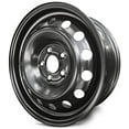 thumbnail image 3 of Wheel For 2014-2017 Kia Rondo 16 inch 5 Lug Black Steel Rim Fits R16 Tire, 3 of 6