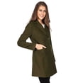 thumbnail image 3 of Haute Edition Women's Double Breasted Wool Blend Peacoat Winter Jacket Coat, 3 of 6