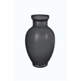 thumbnail image 1 of Contemporary Style Decorative Ceramic Vase, Black, 1 of 1