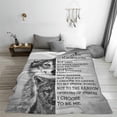 thumbnail image 2 of Football Blanket Sprots Gifts Throw Blankets Cozy Fleece Flannel Blanket Soft Warm Plush Bedding Football Stuff Room Decor Gift for Boys Girls Men Women Teens for Couch Sofa Bed 60"X50", 2 of 5
