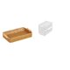 thumbnail image 1 of Cestas de almacenamiento,Cestas de almacenamiento de cocina tejidas con asas hechas a mano,Cestas de pan redondas Bandejas para servir Rectángulo,estuche de pañuelos,Caja de almacenamiento de, 1 of 8