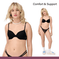 thumbnail image 3 of BLAKE & CO. Women's All Over Lace Underwire Push Up Bra with Adjustable Straps, 2-Pack , Sizes 34B-40DD, 3 of 7