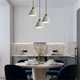 thumbnail image 4 of Plug In Pendant Light Fixtures Nordic Style Dining Room Kitchen Island Tea Room Metal Gray Kitchen Pendant Lighting Over Sink Lighting Fixtures Hanging Lamps For Bedrooms, 4 of 4