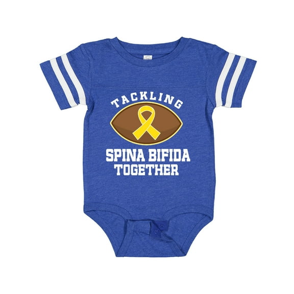 Inktastic Spina Bifida Awareness Ribbon Boys or Girls Baby Bodysuit