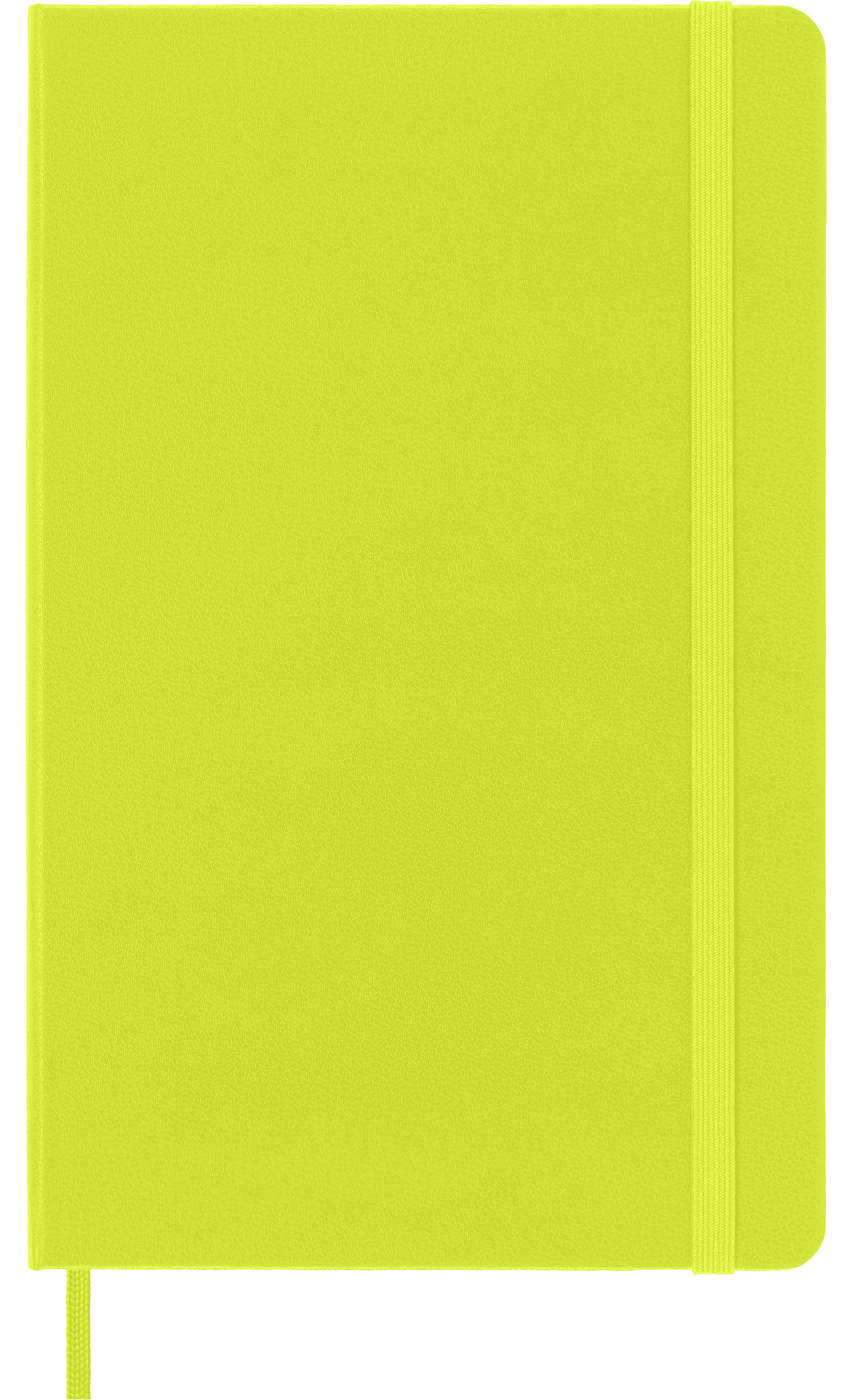 Moleskine Classic Notebook, Hard Cover, Large (5" x 8.25"), Ruled, Lemon Green