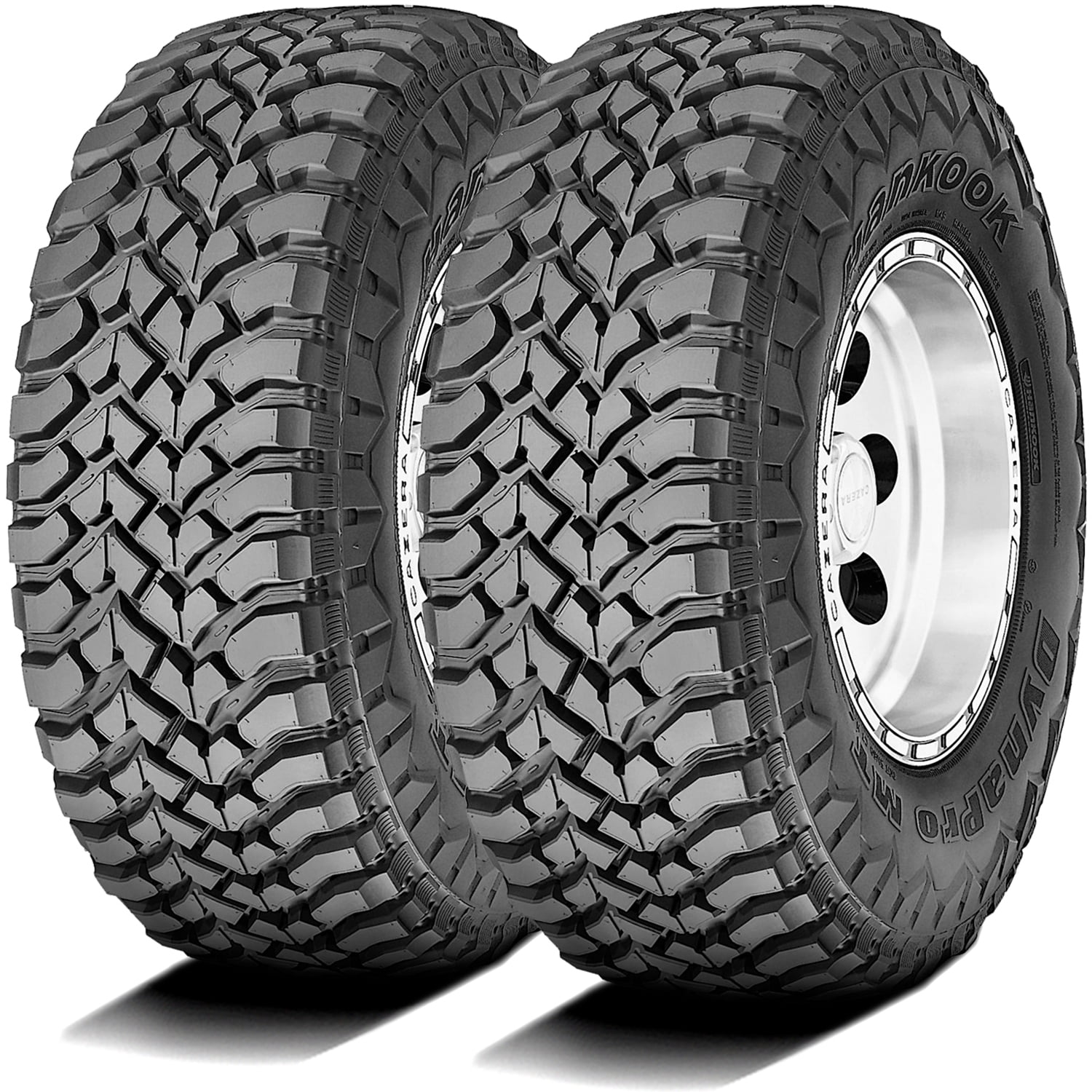Pair of 2 (TWO) Hankook Dynapro MT LT 35X12.50R17 Load E (10 Ply) MT M/T Mud Tires