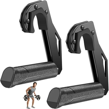 Non-Slip Pull Up Grips with Handles for Pull Up Bar - Sturdy Pull Up Handles for Enhanced Grip and Comfort - Black