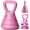 Pink, variant on EAST MOUNT Adjustable Kettlebell, 5lb 9lb 15lb Kettlebell Weights Set, Ergonomic Design & Wide-Handle for Home Gym, Full-Body Workouts Strength Rehabilitation Training, Good for Men Women & Beginners