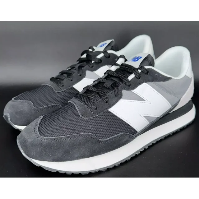 New Balance 237 Sneakers Shoes Mens Size 13 Black White Synthetic Lace Up